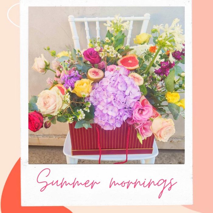 Aranjament "Summer Flower Box" floraria avantgarde